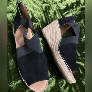 Gentle Souls NWOT Espadrille Wedge Suede Sandals Sz 10   Price is firm